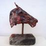 "Horse"
dim: 37x 23 x 11,5 cm
material: more than a hundred years old clay brick, terracotta, grout,reinforcing iron bars....