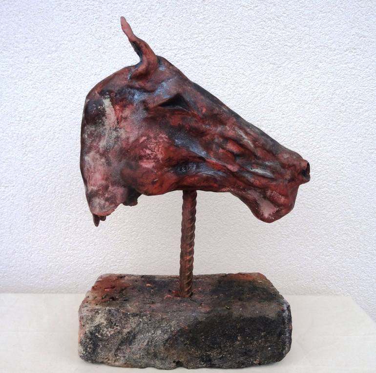 Original Conceptual Horse Sculpture by Mateo Kos