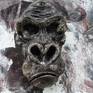 "Courage"

dim: 120 X 100 cm 
width : 16 cm
material: modelling mass( terracotta),grout,acrylic,news paper...