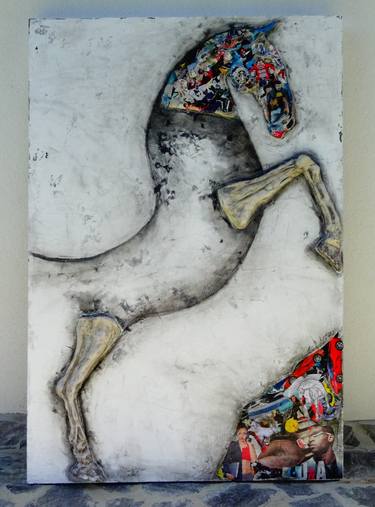 Print of Horse Paintings by Mateo Kos