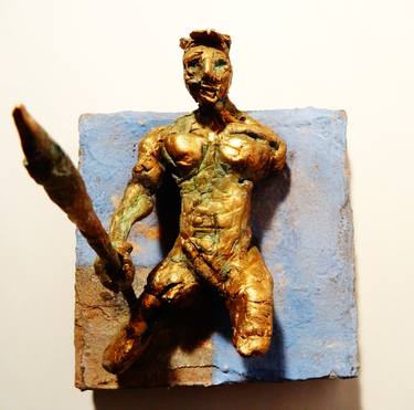 Original Abstract Men Sculpture by Mateo Kos