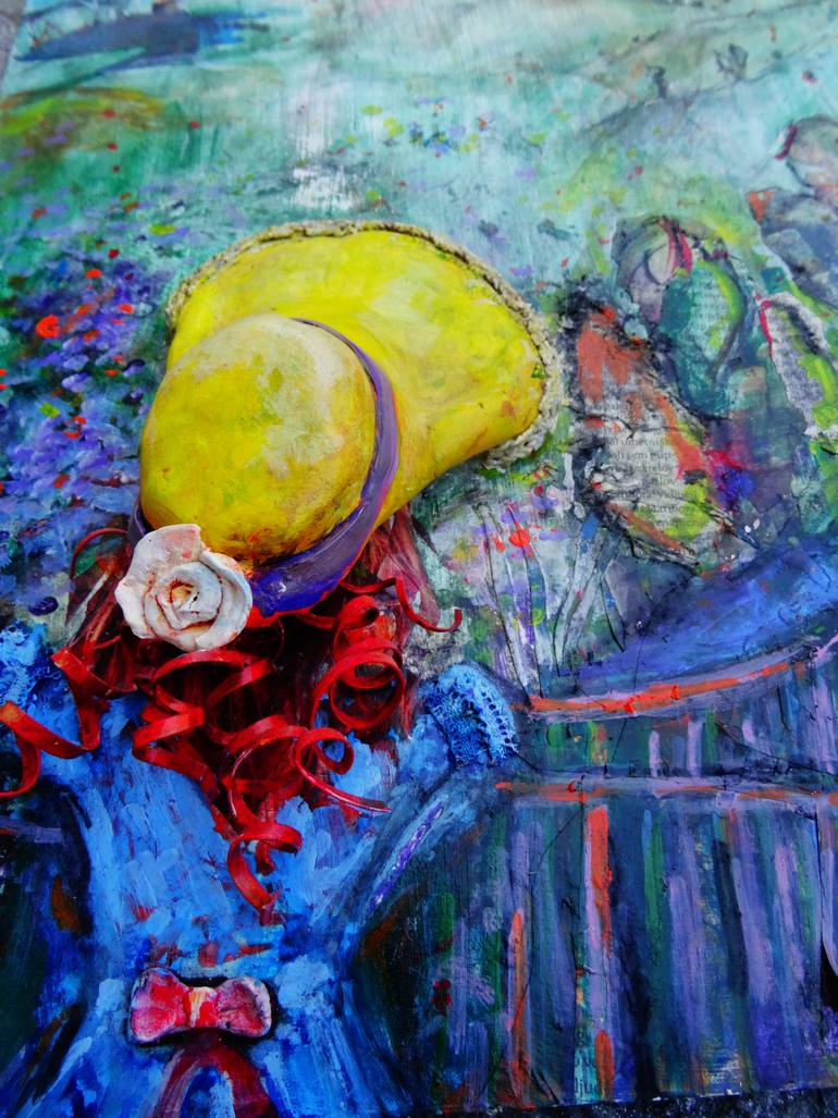 Original Conceptual Nature Painting by Mateo Kos