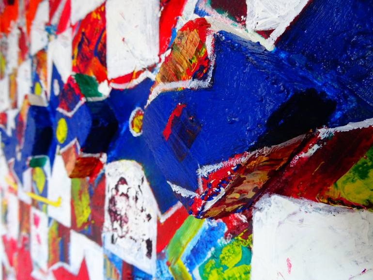 Original Modernism Abstract Painting by Mateo Kos