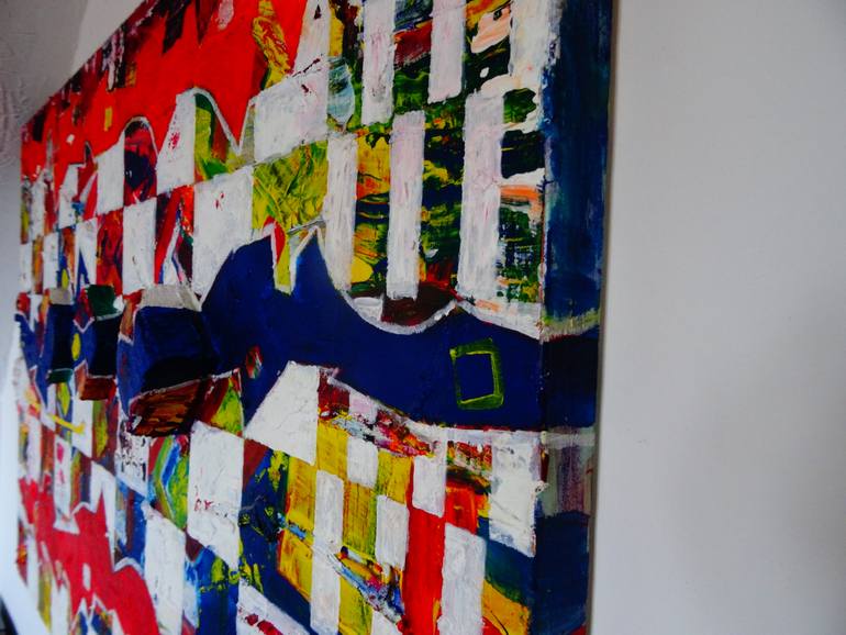 Original Modernism Abstract Painting by Mateo Kos
