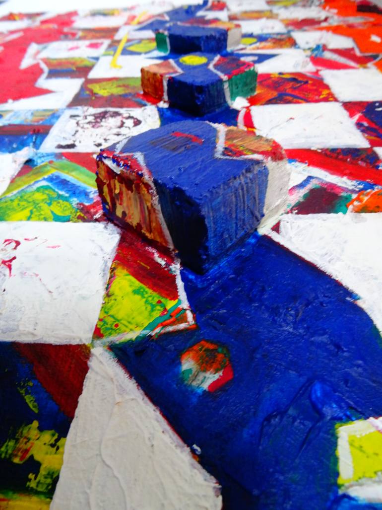 Original Modernism Abstract Painting by Mateo Kos