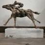 Horse Racing

Mixed media: Stone, modeling mass , Iron, concrete, patina, charcoal

Dim: 34,5 cm x 37 cm x 10 cm