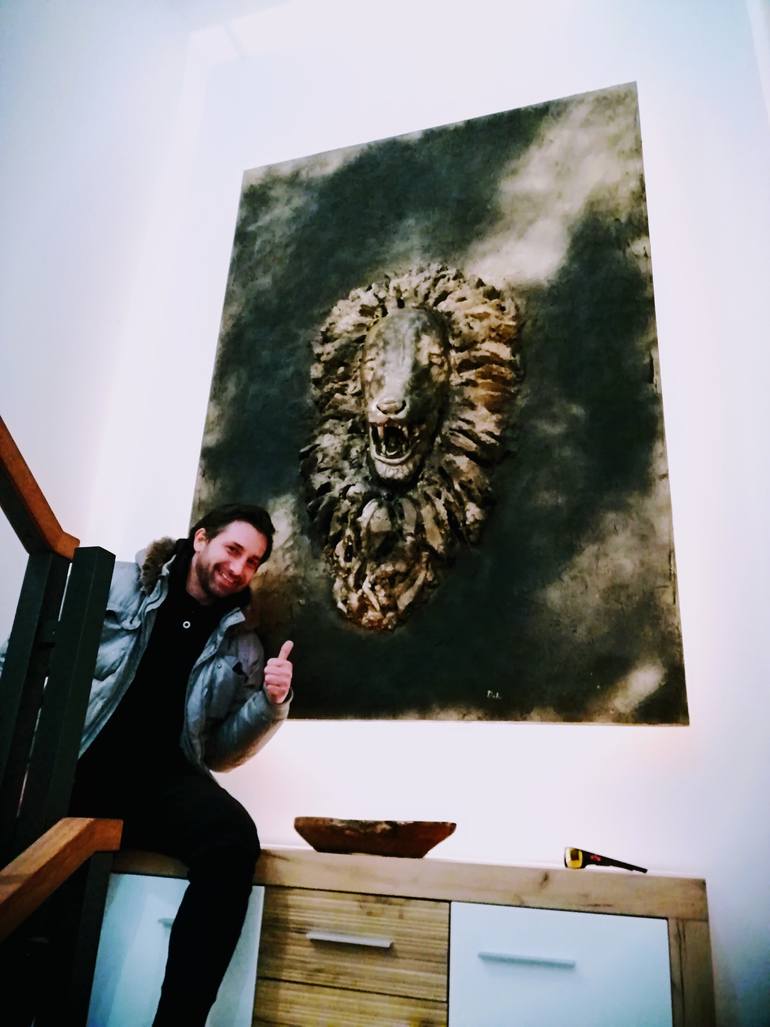 Original Abstract Animal Sculpture by Mateo Kos