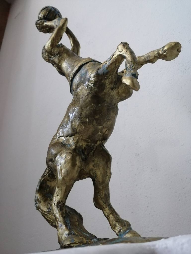 Original Sports Sculpture by Mateo Kos
