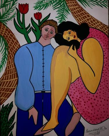 Original Illustration Love Paintings by Marwa Mohey El Din