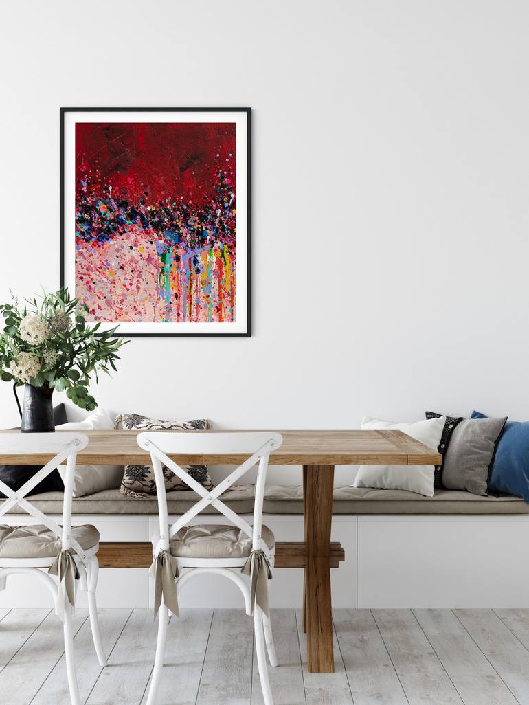 Original Abstract Painting by Hannelore Baron