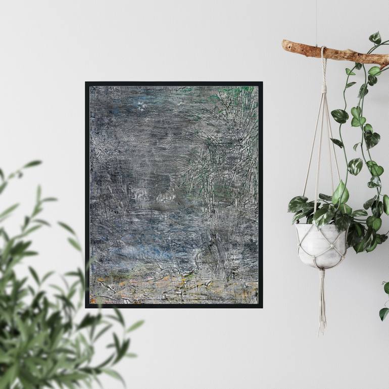 Original Abstract Painting by Hannelore Baron