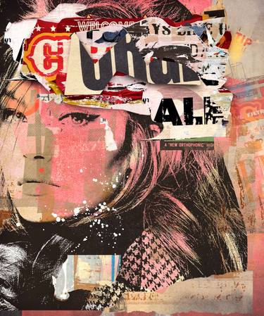 Original Pop Art Fashion Collage by Peter Horvath