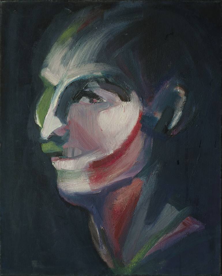 Original Portrait Painting by Merkuria Czerwinska