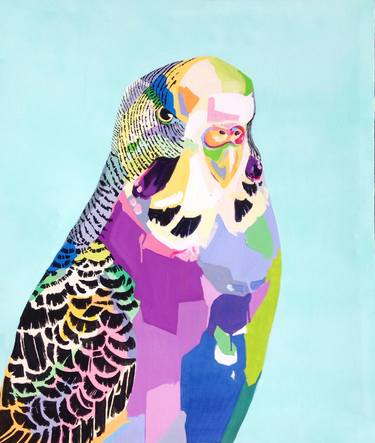 Print of Pop Art Animal Paintings by Stasia Dekinova