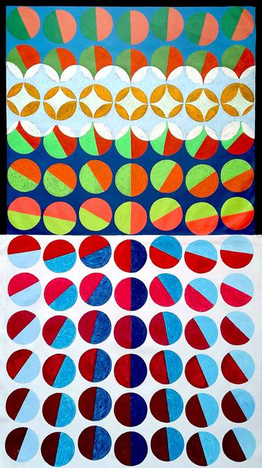 Print of Abstract Geometric Paintings by BEMGI Bernardo Mora