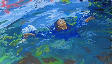 Original Figurative Water Paintings by BEMGI Bernardo Mora