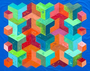 Original Geometric Paintings by BEMGI Bernardo Mora