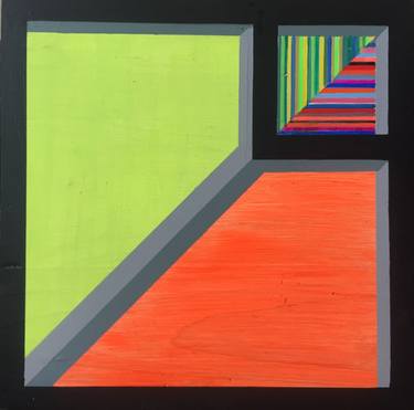 Original Abstract Geometric Paintings by BEMGI Bernardo Mora