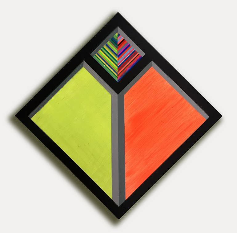 Original Geometric Painting by BEMGI Bernardo Mora