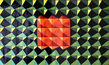 Original Abstract Geometric Paintings by BEMGI Bernardo Mora