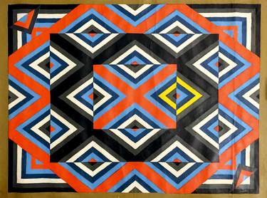 Print of Geometric Paintings by BEMGI Bernardo Mora