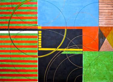 Print of Abstract Geometric Paintings by BEMGI Bernardo Mora