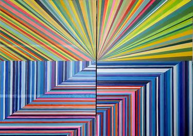 Print of Abstract Geometric Paintings by BEMGI Bernardo Mora