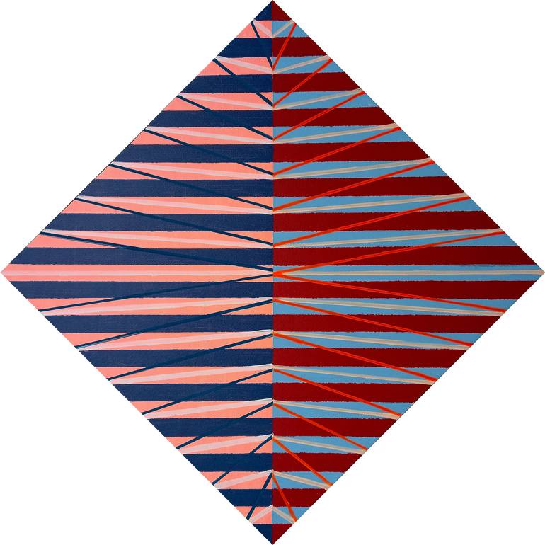 Original geometric Abstract Painting by BEMGI Bernardo Mora