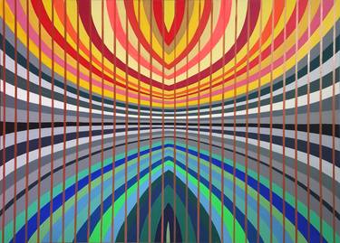 Original Geometric Abstract Paintings by BEMGI Bernardo Mora