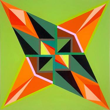 Original Geometric Abstract Paintings by BEMGI Bernardo Mora