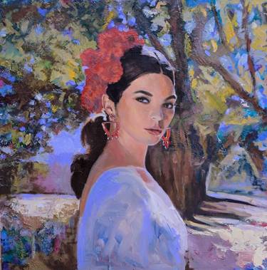Original Women Painting by Carlos Taylor