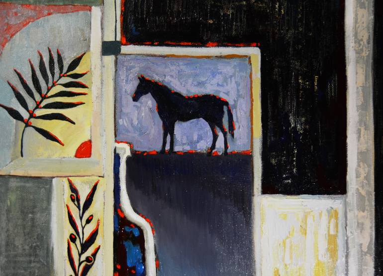 Original Cubism Still Life Painting by Drozdova Mariia