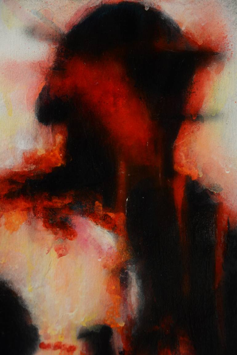 Original Abstract Expressionism Body Painting by Drozdova Mariia