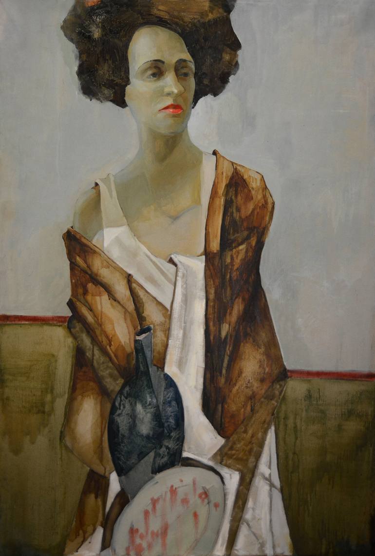 Original Art Deco Women Paintings by Drozdova Mariia