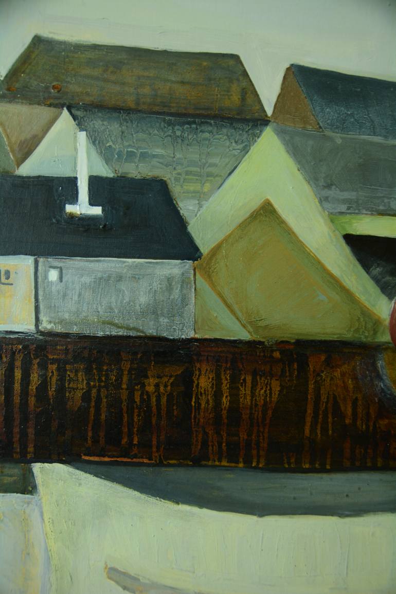 Original Art Deco Family Painting by Drozdova Mariia
