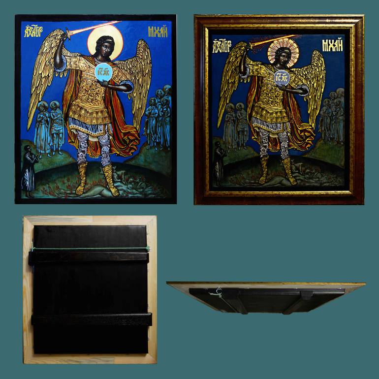 Original Art Deco Religion Painting by Drozdova Mariia