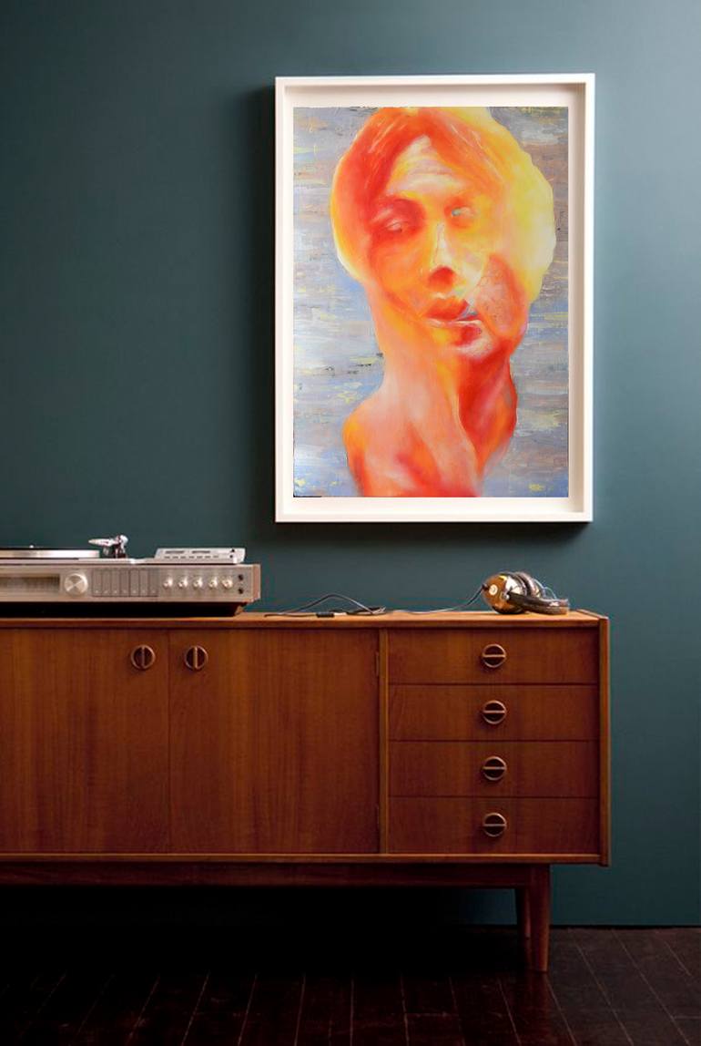 Original Expressionism Portrait Painting by Drozdova Mariia