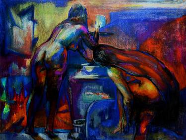 Original Figurative Nude Drawings by Drozdova Mariia