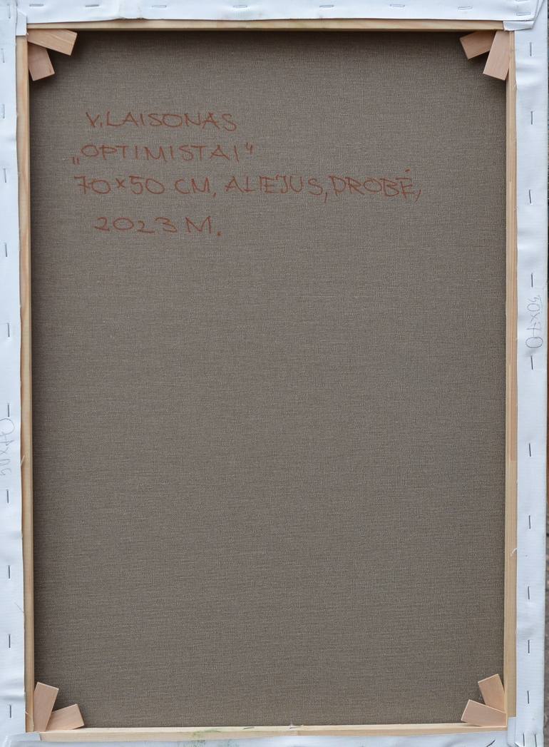 Original Contemporary Cats Painting by Vytautas Laisonas