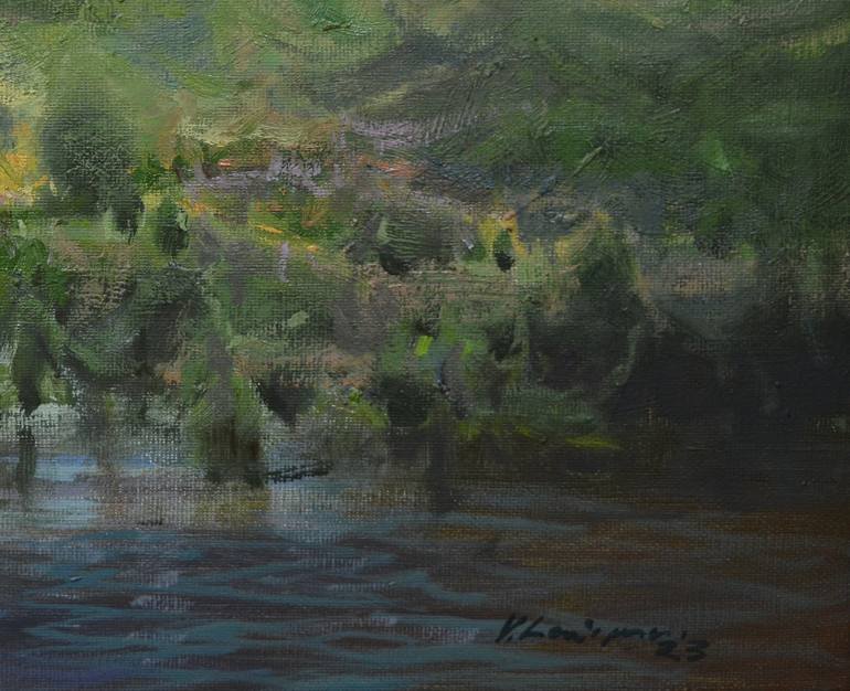 Original Landscape Painting by Vytautas Laisonas