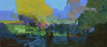 Print of Abstract Landscape Paintings by Vytautas Laisonas