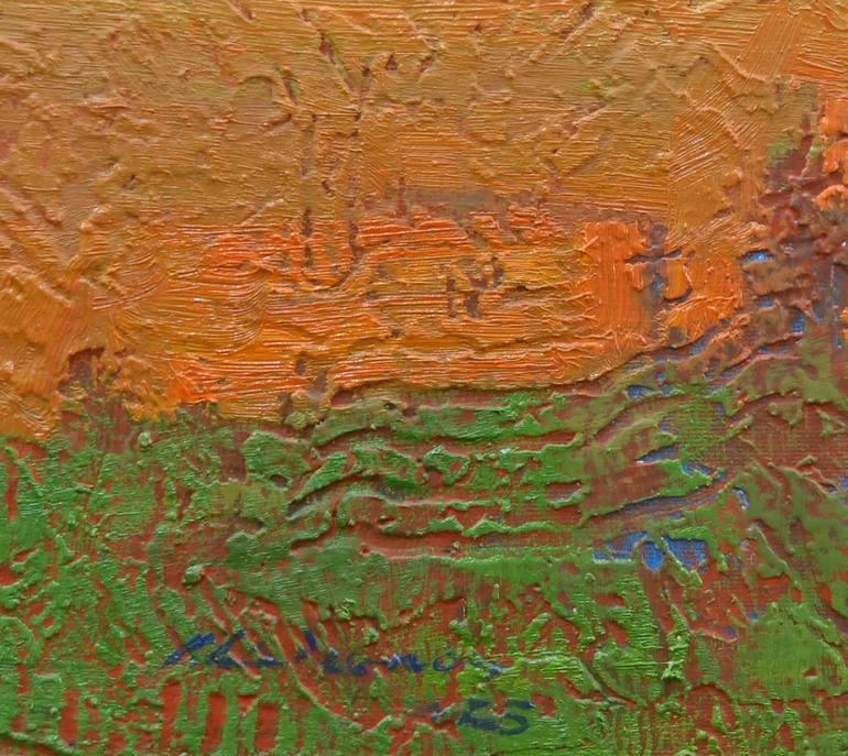 Original Impressionism Landscape Painting by Vytautas Laisonas