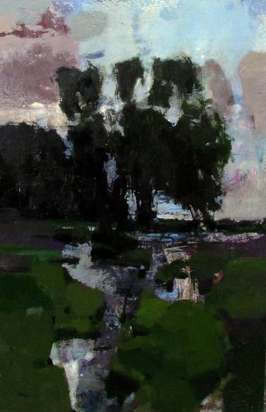 Print of Impressionism Landscape Paintings by Vytautas Laisonas