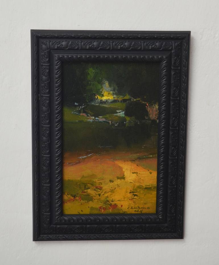 Original Fine Art Landscape Painting by Vytautas Laisonas