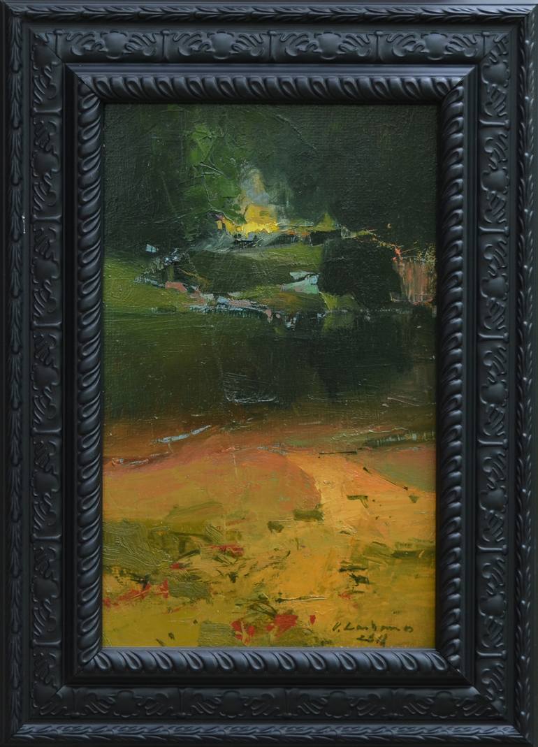 Original Fine Art Landscape Painting by Vytautas Laisonas