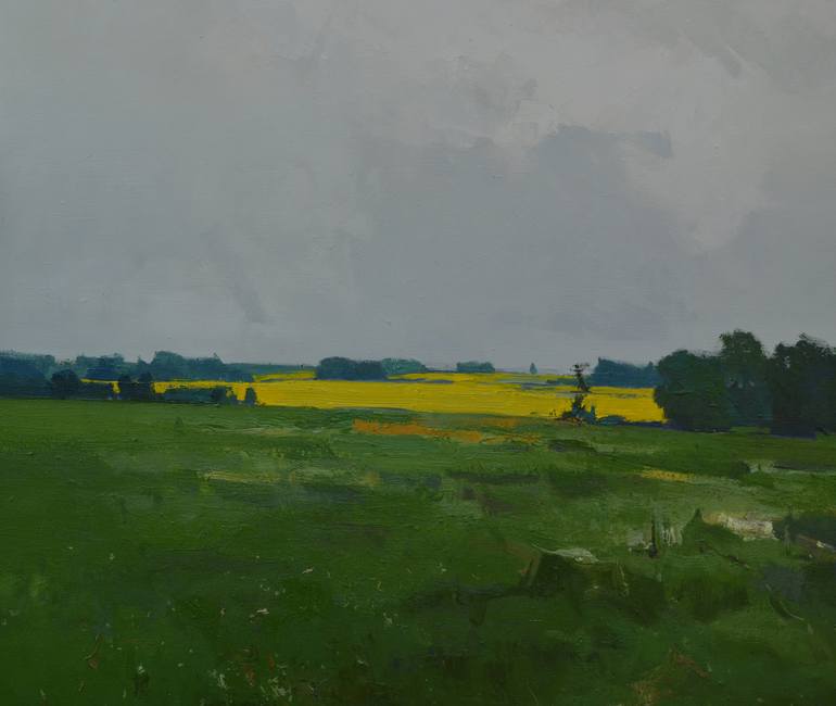 Original Landscape Painting by Vytautas Laisonas