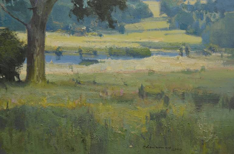 Original Landscape Painting by Vytautas Laisonas