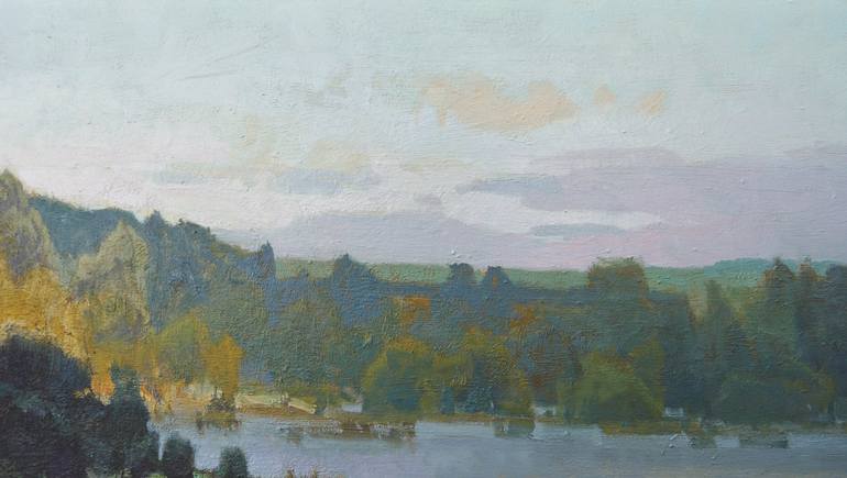 Original Landscape Painting by Vytautas Laisonas