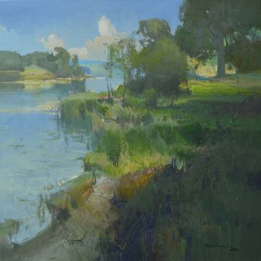 Print of Fine Art Landscape Paintings by Vytautas Laisonas