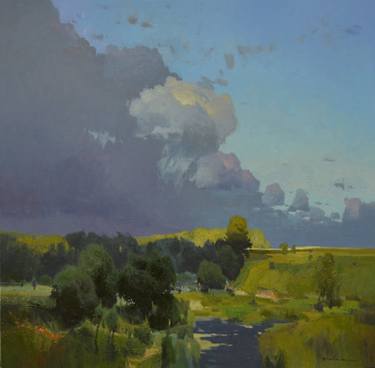 Original Fine Art Landscape Paintings by Vytautas Laisonas